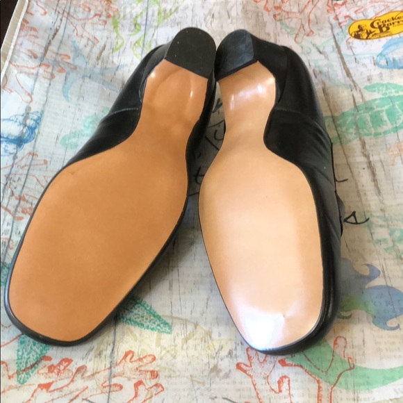 Enna Jetticks Size 11 1960’s Black Leather Shoes. - Picture 7 of 10